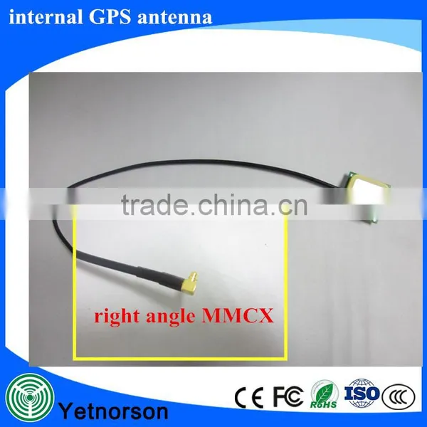 LNA Amplifier Active Gps Ceramic Patch Antenna 28db High Gain With Filter
