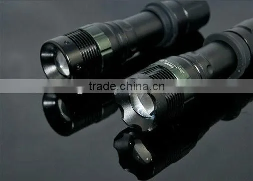 Power Style Cree LED Flashlight Waterproof Torch With Metal Hook LED Professional Lighting photo-4