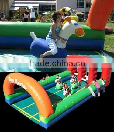 2015 EN14960 New Design Inflatable Derby Horse Racing photo-2