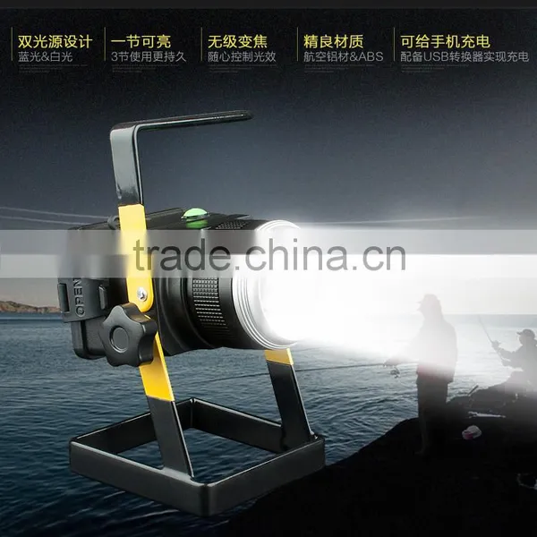 Super Bright 1000lumens Zoom Led Floodlight Outdoor Protable Flood Light