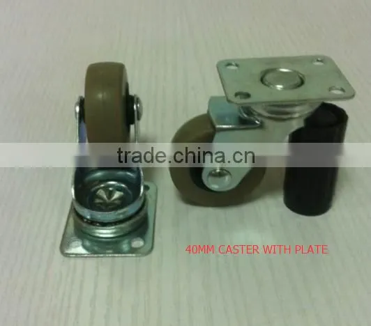 125mm Heavy Duty Swivel Caster Industrial Casters Rubber Trolley Wheels Made in China photo-3