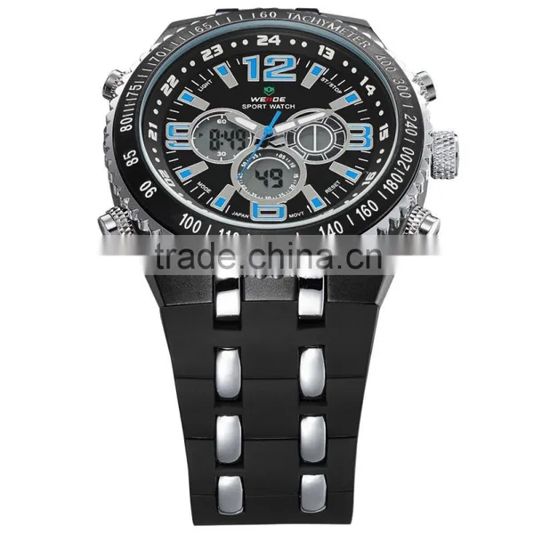 2014 WEIDE WH1107-6 Hot Watches Plastic Band Watches for Resale photo-3