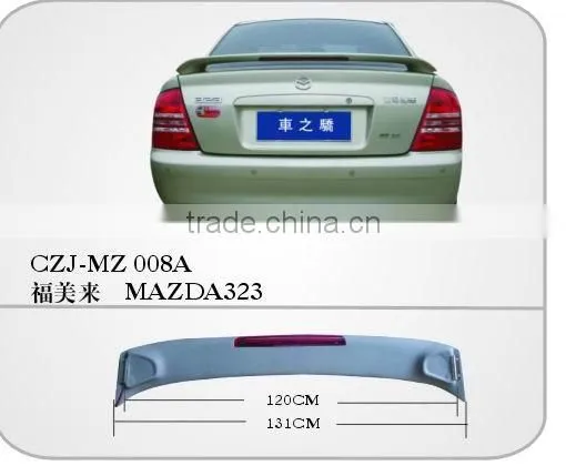Abs rear spoiler for mazda 323