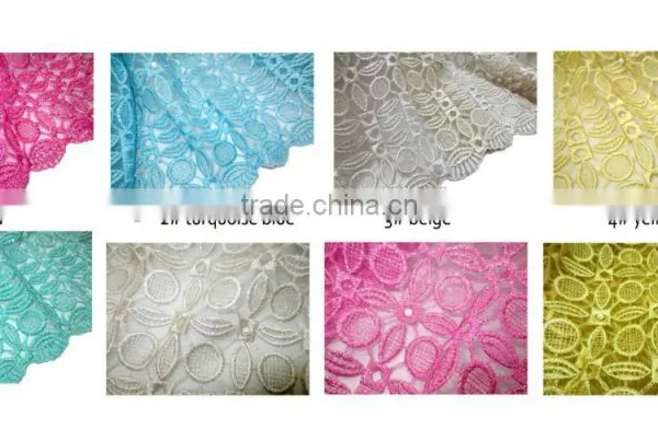 29233 Green Embroidery Lace Tulle Net Wedding Dress Lace Fabric 2015 photo-2