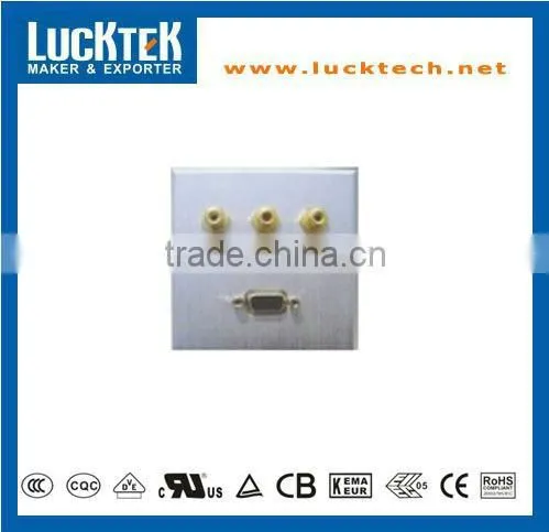 Mutifunctional RCA+VGAwall socket