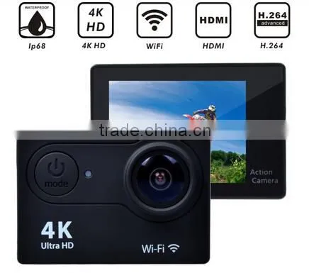 H9 4k Ultra-hd Action Cam 1080P Zoom Time Lapse Helmet Camcorder DV Video Wireless Sport Action Camera 4k With Remote Control photo-2