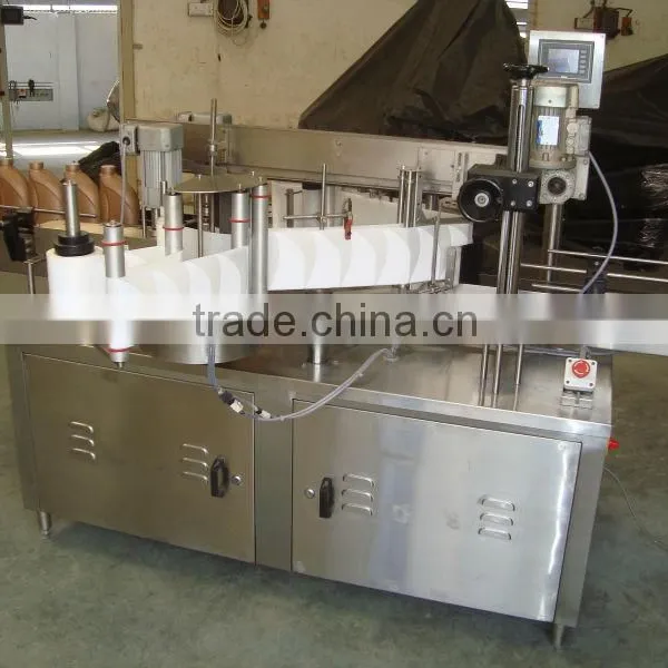 Front and Back Side Sticker Labeling Machine for Lube Oil Can, Edible ...