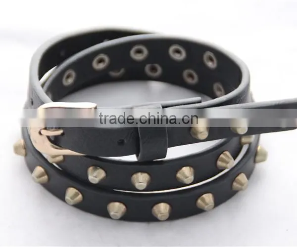 Rivet Thin Women Belt