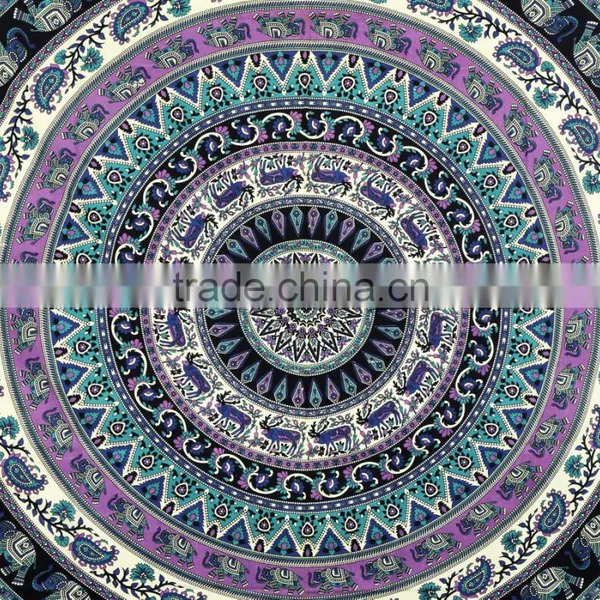 Elephant Mandala Tapestry Indian Tapestry Bedspread Bohemian Hippie Tapestry Beach Throw Indian Mandala Tapestry Wall Hanging photo-2