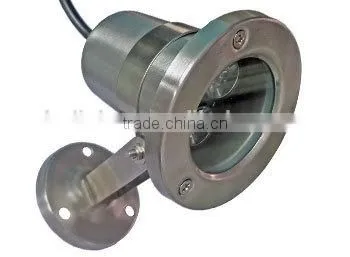 CE RoHS ErP Certified V4A/#316 Stainless Steel Shell AC/DC12V 3W RGB/W Outdoor LED Underwater Light IP68 Structural Waterproof photo-4