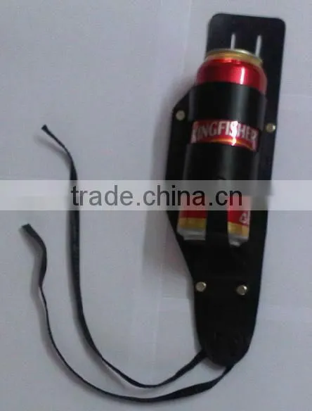 Beverage Beer Bottle Can Leather Holster