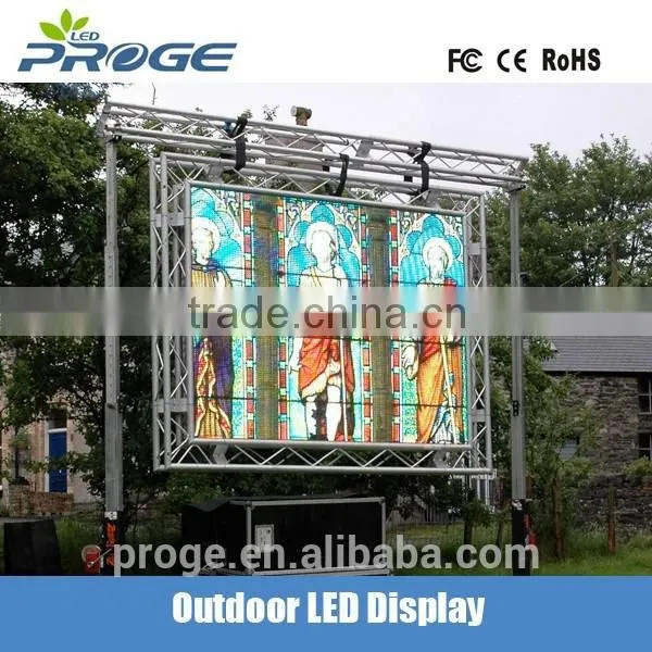 Waterproof High Brightness Outdoor Flexible Led Curtain Display 2 Years Warranty
