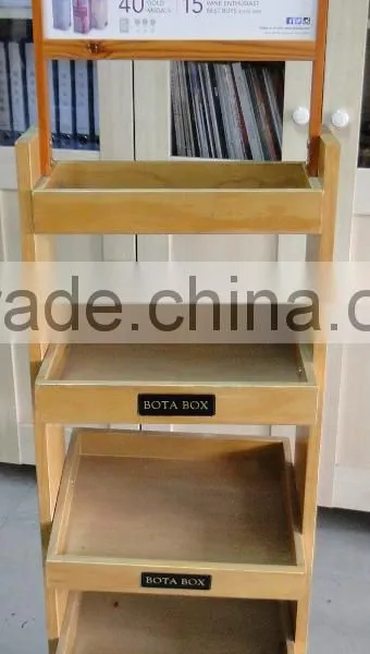 Wood Display Rack, Wooden Display Furniture photo-4