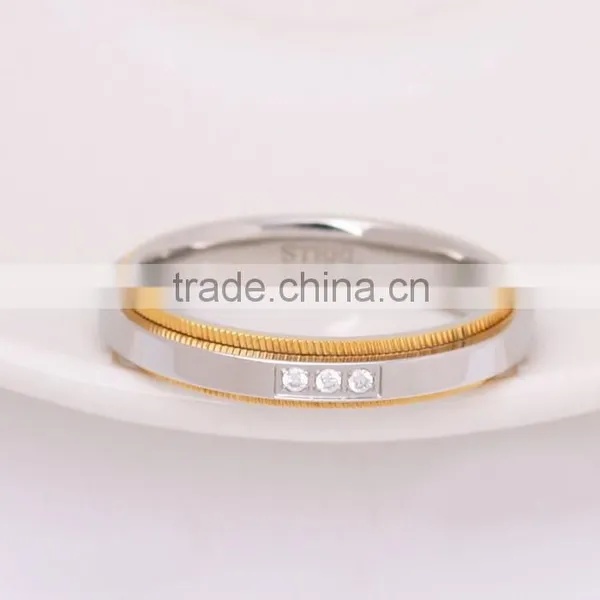 Yiwu Jewelry Factory Wholesale Luxury 3 Gems Arab Men Ring photo-2