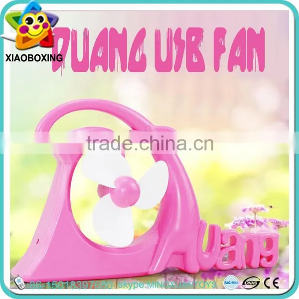 New Arrivals Plastic Duang Shape Electric Small Cooling Usb Fan With Battery photo-2