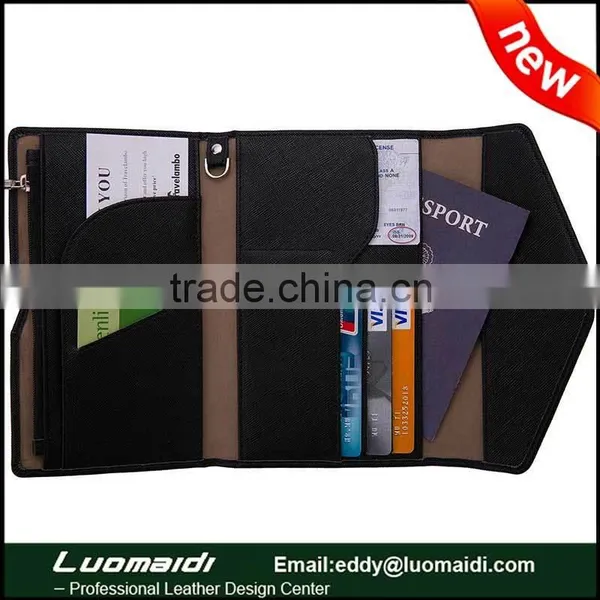 Item BWC64:genuine Leather Passport Holder Wallet,leather Travel Wallet Envelope