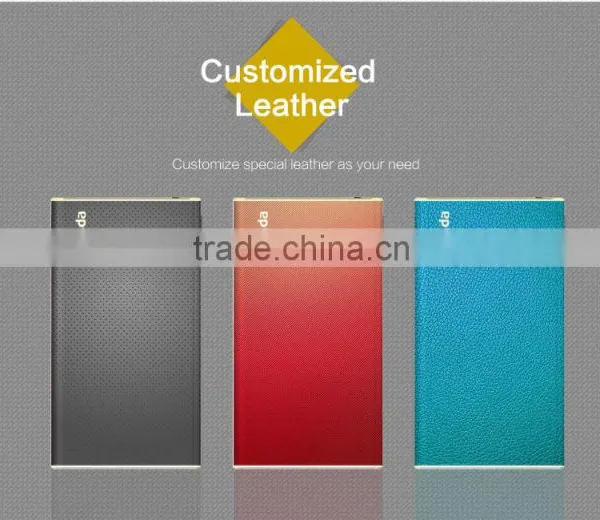 Family Size CNC Craft Full Leather Bag Power Bank for Women photo-4