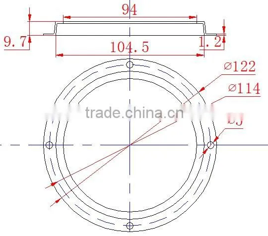 100mm High Bay Light Optical Lens , 150 Degree Beam Angle Glass Lens photo-4