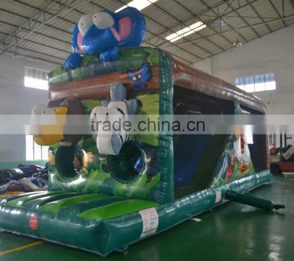 SUNJOY 2016 New Designed Giant Inflatable Obstacle Course, Inflatable Bouncer Obstacle, Obstacle Slide for Sale photo-2
