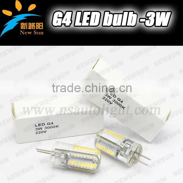 Best Price G4 Bulbs Car Led Light/ Home Light Replacement Kit Small Size 220V 3W High Brightness Light Corn Bulbs G4