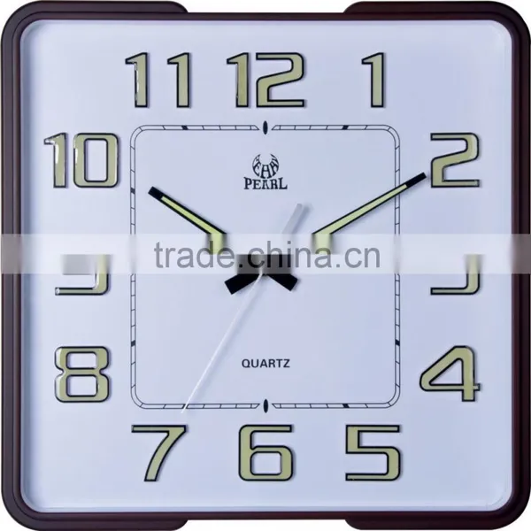 Pearl Round Quiet Sweep Wall Clock PW284 photo-2
