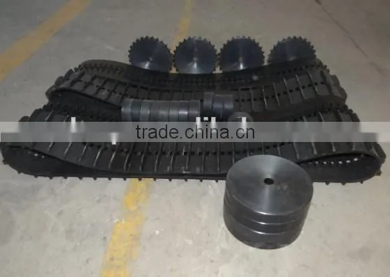Produce Any Style Robot Rubber Tracks