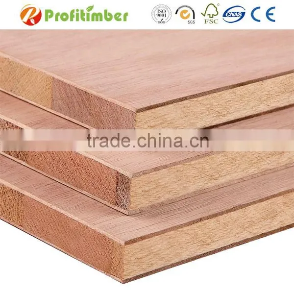 12mm 15mm 18mm 25mm Poplar Core Natural Wood Veneered Blockboard Block Board photo-3