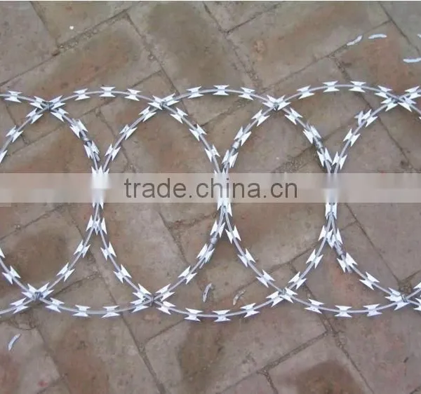 Hot-dip Galvanized Concertina Razor Barbed Wire