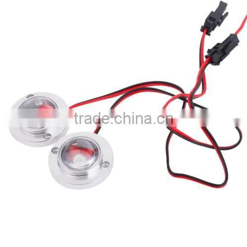LED Flash Strobe Warning Light Car Motorcycle Emergency Lamp Round Bulb Controller 5W 2Pcs photo-4