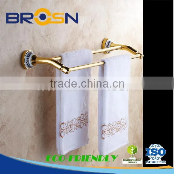 NingBo High Quality Bathroom Accessory /Double Bar Towel Shelf #81002
