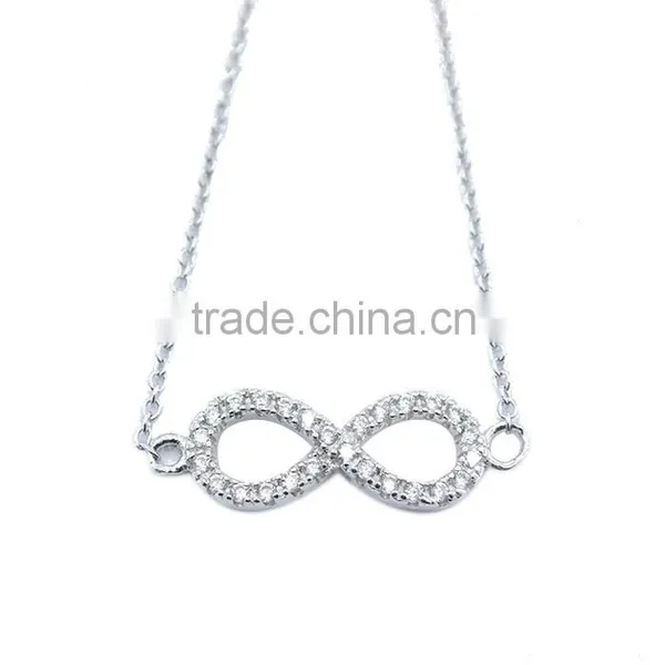 Bulk Sale Cheap Fashion 8 Charm Bracelet in Silver photo-2