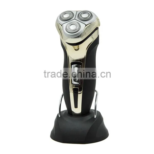Long Time Charge Men Shaver With Three Individually Floating Rotary Heads photo-3