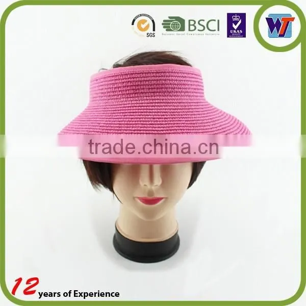 Wholesale Custom Waterproof Sun Visor Cap Short Plaid Visor Caps photo-3
