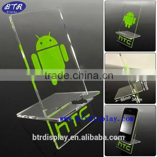 Custom Plastic Acrylic Mobile Phone Display Stand With Logo photo-2