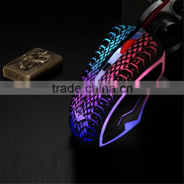 Adjustable 1200 1600 2400 DPI 6 Buttons Game Mouse With Backlight Plug and Play photo-3