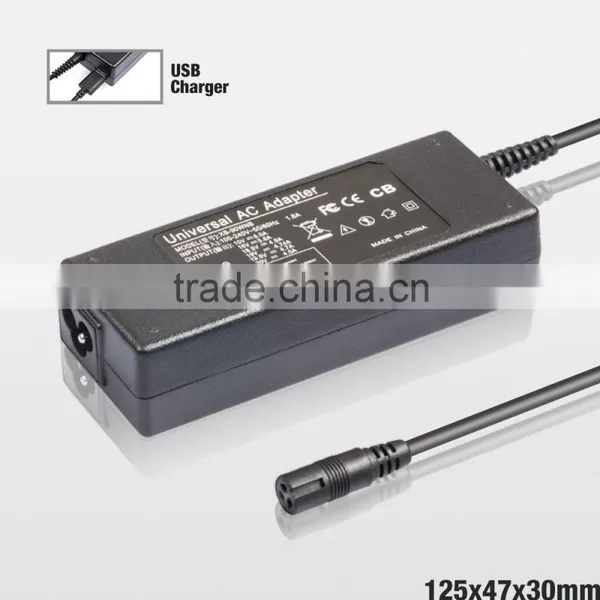 Newest Design 10pins 90w Universal Laptop ac Adapter With 2.0 USB Port