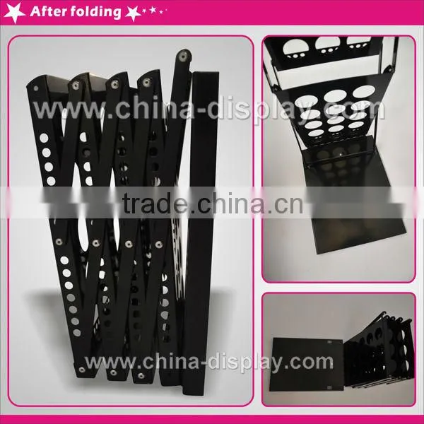 Folding 4 Pocke Metal Brochure/catalog/literature Holder Stand photo-2
