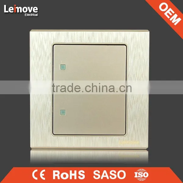 Woven Gold Finish Dimmer Wall Switch Light Dimmer Swicth photo-2