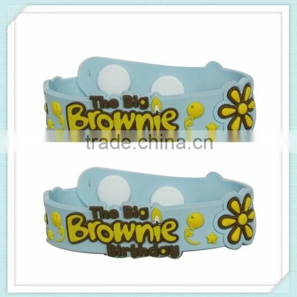 Fashion Bracelet Custom Adjustable Rubber Band Bracelet Maker photo-5