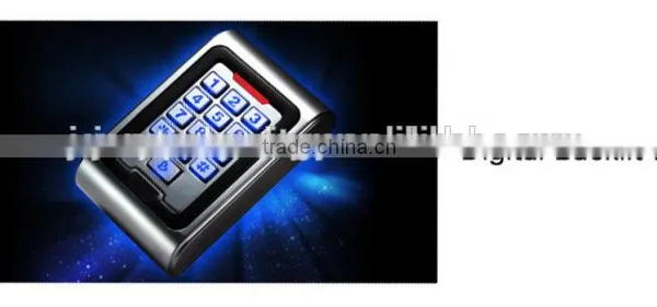 Metal Case Access Control System Glass Door photo-3