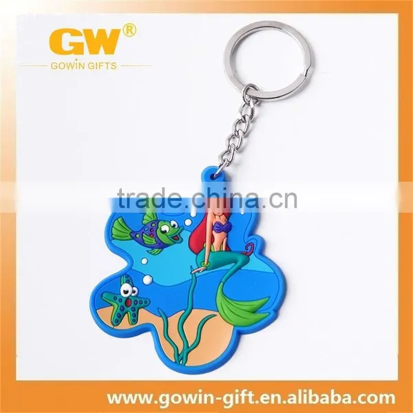 High Quality Wolf Custom Injection Pvc Key Chain photo-6
