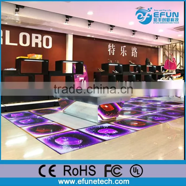 500*500mm Easy Pave Commercial Decorative Floor,restaurant Pvc Ecolor Liquid Tile photo-3