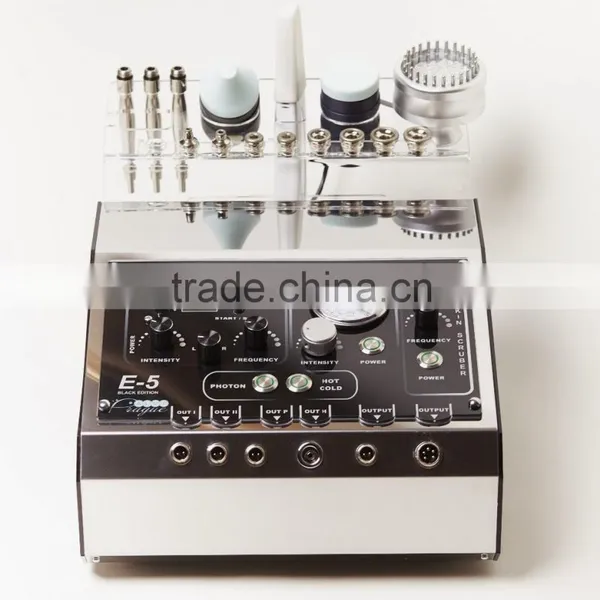 Multifunction Beauty Machine: (Scrubber + Diamond Dermabrasion + Ultrasound+ Heat-cold Hammer + Photon) - Alvi Prague E-5 photo-3
