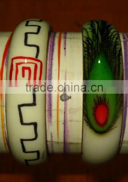 Brass Printed Bangles