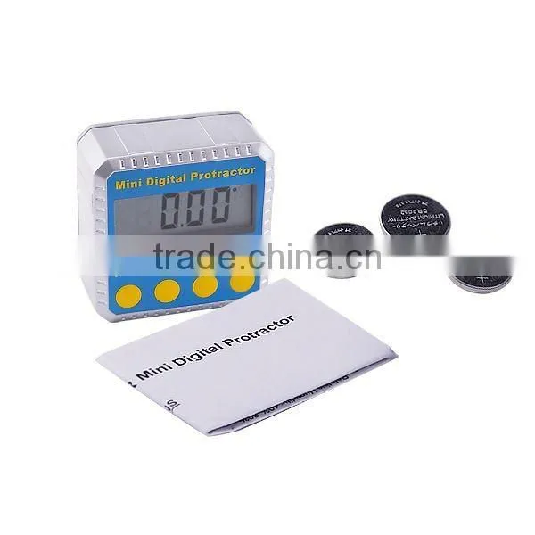 Digital Angle Gauge Meter Protractor 360 Degree Magnets Base Level Slope Bevel Box Inclinometer photo-2