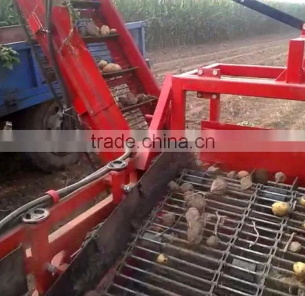 New Design Top Quality Hydraulic Tractor PTO Use Automatic Two Rows Potato Combine Harvester Digger With CE Certification photo-2
