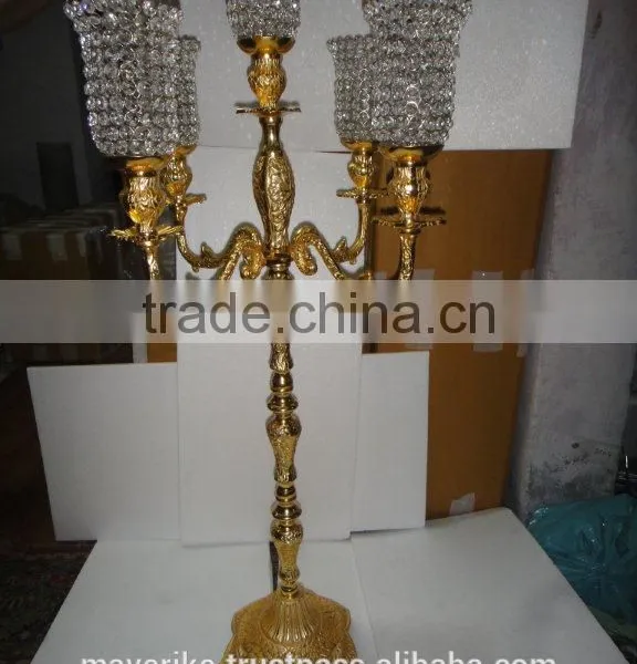 NEw Wedding Decorative Candelabra, Centerpiece For Wedding Decoration/ NEw Crystal Candelabra photo-2