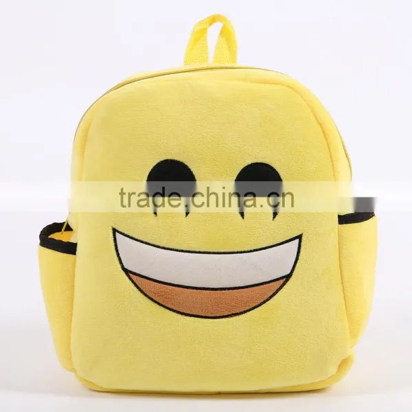 New Design Emoji Plush School Backpack For Children photo-3