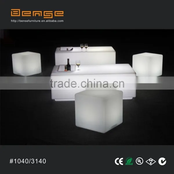 Rental Wholesale Plastic Furniture, LED Bar Counter photo-3