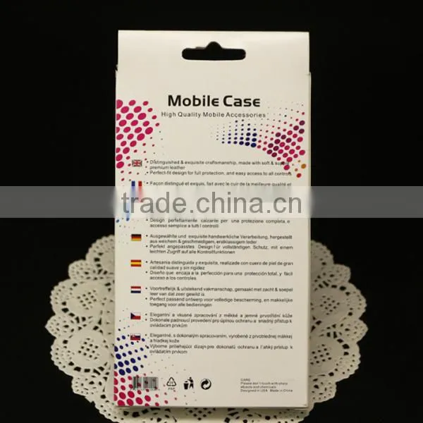 Folding Phone Case Paper Packaging PVC Plastic Box for Samsung Mobile Case photo-2